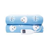 琴岛 电脑智能调温双控电热毯 200*180cm 舒适绒