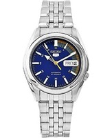 SEIKO 精工 Seiko 5 Automatic Blue Dial Steel Men's Watch SNK371K1