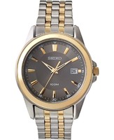 SEIKO 精工 Seiko Grey Dial Two-Tone Steel Men's Watch SGEG90