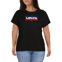 Levi's 李维斯 Womens Crewneck Short Sleeves T-Shirt
