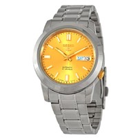 SEIKO 精工 Seiko Series 5 Automatic Gold Dial Mens Watch SNKK13J1