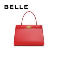 BeLLE 百丽 优雅手提包女秋新红色时尚大容量单肩斜挎包X5929CX1 红色 F