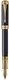 PAKER 派克 PARKER 派克 Duofold Centennial 钢笔，珍贵的蓝色雪佛龙，中号纯金笔尖，黑色墨水