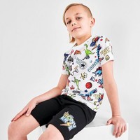 NIKE 耐克 Boys' Little Kids' Converse Gaming Allover Print T-Shirt and Shorts Set