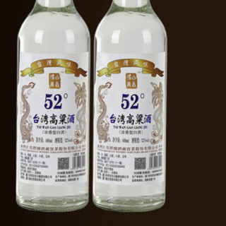 冯唐白首 台湾高粱酒 52%vol 浓香型白酒 600ml*6瓶 整箱装