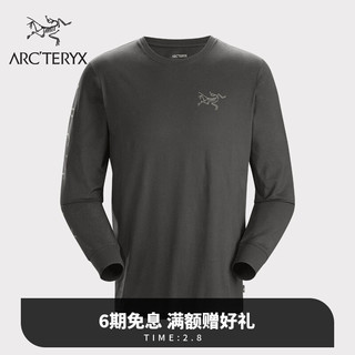 ARC'TERYX 始祖鸟 男子 轻量  DOWNWORD LS  棉质长袖T恤 Moonshadow/月影灰 M(175/102A)