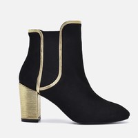 PLUS会员：STUART WEITZMAN KATHERINE 80系列 黑色磨砂皮短靴 WE0901192C