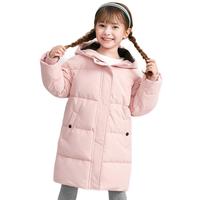 Deesha 笛莎 BW2144703 女童羽绒服 奶油粉 150cm