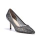 PLUS会员：STUART WEITZMAN TASHA 75系列 黑色网纱高跟鞋 WE0904268C