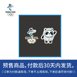 北京2022年冬奥会会徽和吉祥物冰墩墩徽章组合套装奥运纪念品