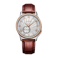 RARONE 雷诺 40毫米石英腕表 838129 白面玫瑰金钉