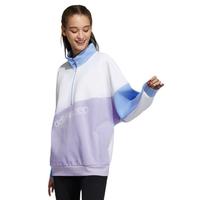 adidas NEO W BRLV SWEAT 女子运动卫衣 GU0845 紫色/白色 M