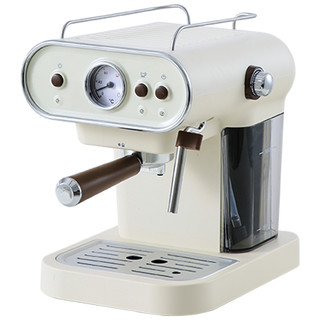 网易严选意式咖啡机家用小型半自动复古蒸汽式萃取打奶泡迷你一人