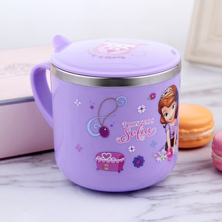 Disney 迪士尼 XM-7154 儿童保温杯 260ml 苏菲紫色