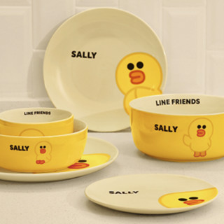 LINE FRIENDS 陶瓷碗 4.5英寸 SALLY