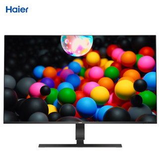 Haier 海尔 27英寸 全高清 IPS广视角 三微边 99%sRGB广色域 双HDMI接口 可壁挂 电脑液晶显示器HT-E27T2F2