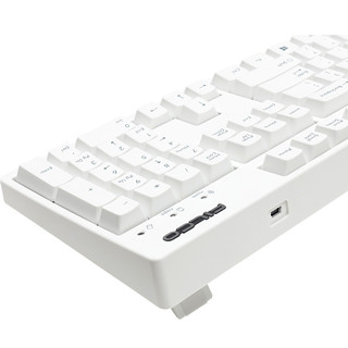 斐尔可（FILCO）104键双模圣手二代机械键盘 蓝牙无线cherry樱桃轴游戏键盘 办公键盘 纯白色 茶轴