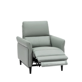 KUKa 顾家家居 A027 电动功能沙发 单人位 晨雾绿 真皮款