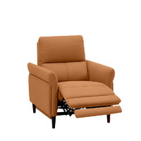 KUKa 顾家家居 A027 电动功能沙发 单人位 活力橙 亲肤科技布款