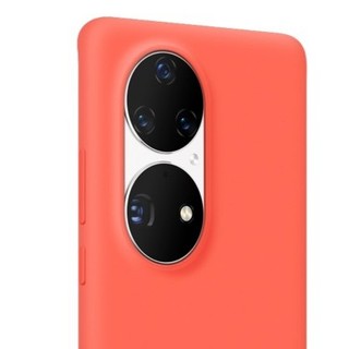 HUAWEI 华为 HUAWEI P50 Pro 液态硅胶手机壳 橘红色