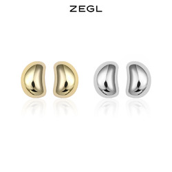 ZENGLIU ZEGL999足银小豆丁耳钉女养耳洞耳环简约小巧耳饰品2021年新款潮