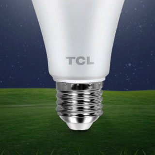 TCL TQB1-2200565WL-00 E27螺口LED灯泡 9W 白光 十只装