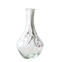 若花 维利斯塔 玻璃花瓶 透明色+蓝紫色 两件套