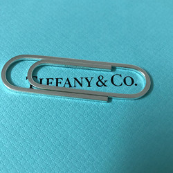 Tiffany&Co. 蒂芙尼 925银网红书签回形针别针 成功人士配备创意礼物 2.5英寸长