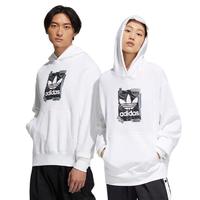 adidas ORIGINALS HOODY 中性运动卫衣 HL4101 白色 S