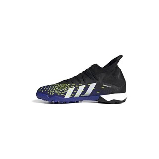adidas 阿迪达斯 Predator Freak.3 TF 男子足球鞋 FY0623 黑色/皇家蓝/白色/荧光黄 46