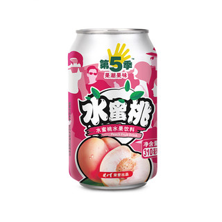 JIANLIBAO 健力宝 第5季 水蜜桃水果饮料 310ml*24罐
