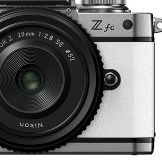 Nikon 尼康 Z fc APS-C画幅 微单相机 纯白色 Z 28mm F2.8 SE 定焦镜头 单头套机