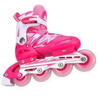 COUGAR 美洲狮 MZS835LSG 儿童轮滑鞋 粉红 M 套装