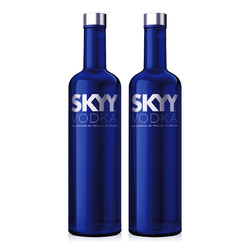 SKYY 深藍 藍天伏特加 原瓶進口洋酒烈酒 深藍伏特加 750mL 2瓶