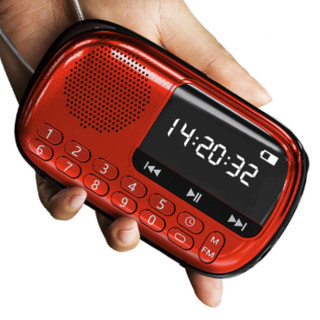 SAST 先科 V90 收音机 红色