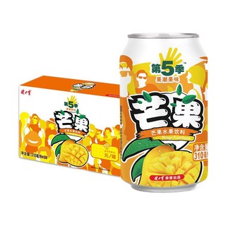 JIANLIBAO 健力宝 第5季 芒果水果饮料 310ml*24罐