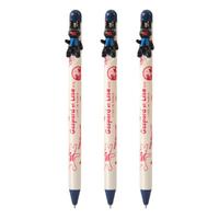 M&G 晨光 花漾巴黎系列 QGPJ6801 按动中性笔 黑色卡斯波款 黑色 0.5mm 3支装