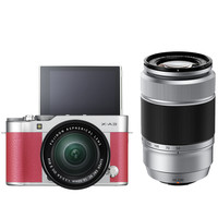 FUJIFILM 富士 X-A3 APS-C画幅 微单相机 玫红色 EBC XC 16-50mm OIS II+EBC XC F3.5 50-230mm F4.5 OIS II 双头套机