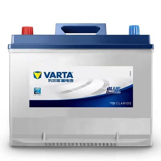 VARTA 瓦尔塔 汽车电瓶蓄电池蓝标电瓶D23卡罗拉雷凌哈弗奇骏天籁雅阁朗动保养