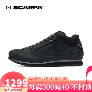 SCARPA 思卡帕 休闲鞋男女鞋 Aspen 阿斯彭 GTX防水透气防滑 简约时尚城市运动鞋 黑色 40