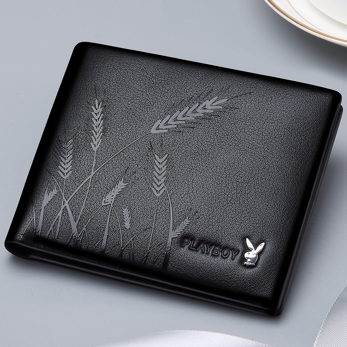 花花公子男士钱包怎么样 花花公子男士多卡位头层牛皮钱包_什么值得买