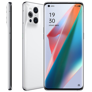 OPPO Find X3 Pro 骁龙888 5000万双主摄IMX766 10亿色臻彩屏 60倍显微镜 12+256GB 凝白 5G拍照手机