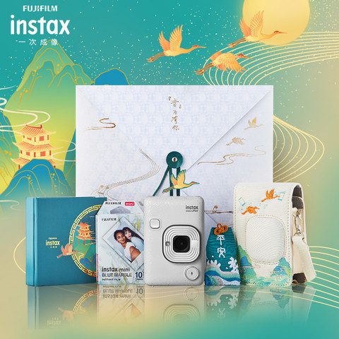 instax拍立得_INSTAX mini LiPlay 石英白念知音礼盒多少钱-什么值得买