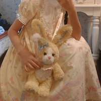 仲夏物语 Lolita洛丽塔 momo兔子玩偶包 粉色