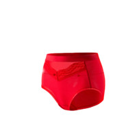 Ordifen 欧迪芬 女士内裤袜子红包套装 XK1A41 5件装(内裤*2+袜子*2+红包*1) 红色 L