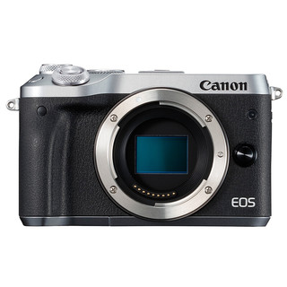 Canon 佳能 EOS M6 APS-C画幅 微单相机 银色 单机身