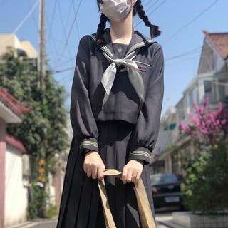 夏日和风铃 JK制服 桃葉中 女士绿线冬服上衣