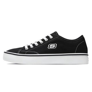 SKECHERS 斯凯奇 Cupsole 1 女子运动帆布鞋 66666131/BLK 黑色 35