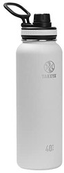 TAKEYA 50022 Originals 真空隔热不锈钢水瓶，白色， 40盎司/1182.8毫升