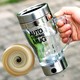 kavar 米良品 透明自动咖啡搅拌杯 350ML